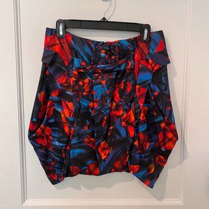 Red & Blue Mini Skirt - Peter Pilotto - Size 6